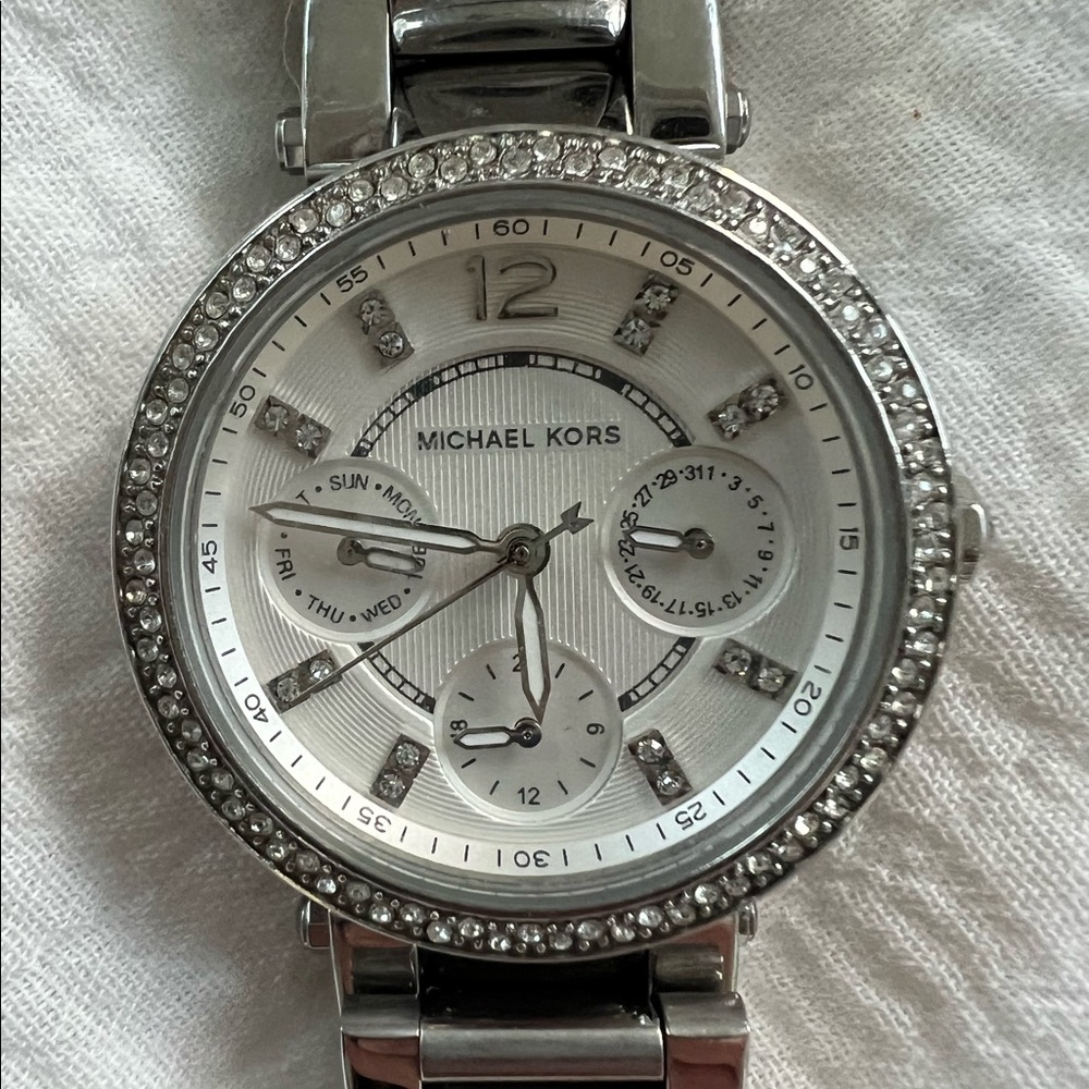 Michael Kors White Diamond Ladies Watch